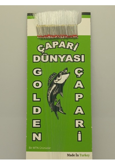 Golden 50 İğneli İstavrit Kösteği 9 No Beyaz İğne -0,18 Mm -0,20 Mm Köstek Beyaz