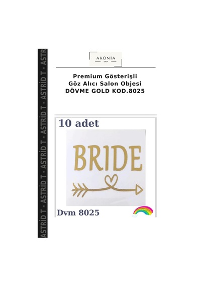 Premium Gösterişli Göz Alıcı Salon Objesi Dövme Gold Kod.8025