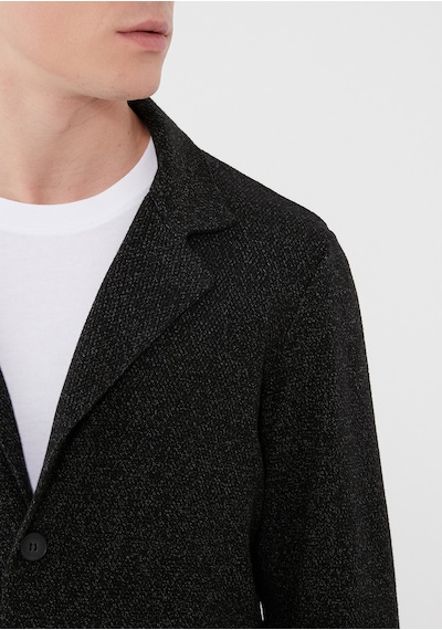 Mavi - Siyah Triko Blazer Ceket 070699-900(445103208) Siyah