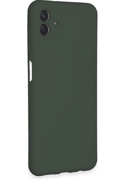 Newface - 394 - Samsung Galaxy A04e Kılıf Nano İçi Kadife Silikon - - Metemıx - Koyu Yeşil