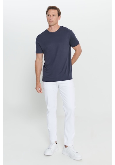 AC&Co / Altınyıldız Classics Erkek Lacı Yumuşak Dokulu Slim Fit Dar Kesim Bisiklet Yaka Tişört Lacı AC&Co / Altınyıldız Classics Erkek Lacı Yumuşak Dokulu Slim Fit Dar Kesim Bisiklet Yaka Tişört Lacı