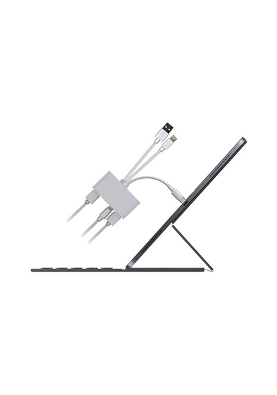 Ally 3 In1 Apple Uyumlu iPhone Usb C Usb A Kamera Okuyucu Kart Okuyucu