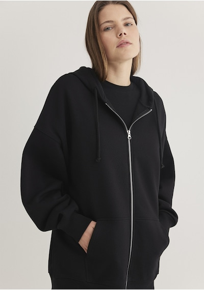Mavi - Fermuarlı Siyah Sweatshirt 1610221-900