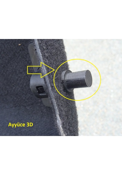Ayyüce 3d, Mini Cooper One Pandizot Pimleri, 2x, Siyah