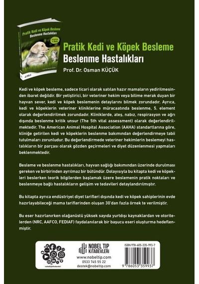 Pratik Kedi Ve Köpek Besleme Beslenme Hastalıkları Genişletilmiş 3. Baskı