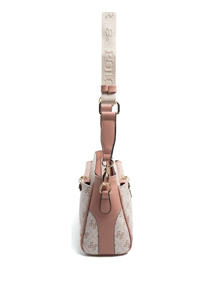 Silver Polo Sp1273 Kadın Çapraz Çanta Monogram Pembe-somon