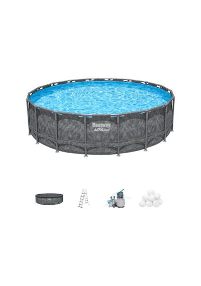 Bestway Apx 365 561kc Çember Prefabrik Havuz Seti 5,49 M X 1,32 M