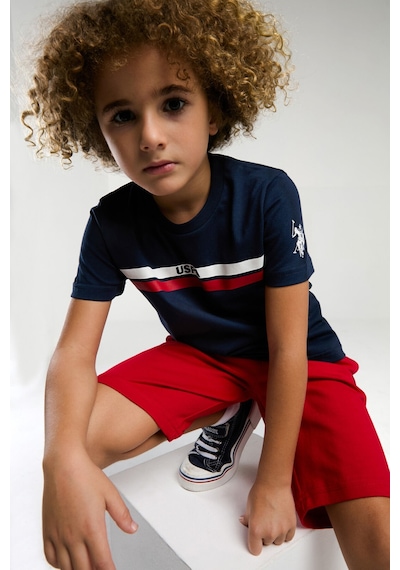 U.s. Polo Assn. Erkek Çocuk Lacivert Bermuda Takım Us2020 Lacivert