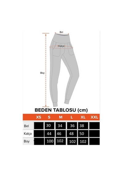 Winmoda34 Kadın Siyah Yüksek Bel Jogger Eşofman Altı Joggers Siyah