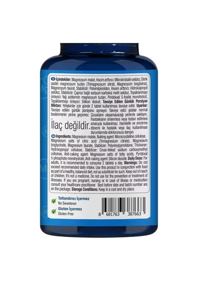 Tr Magne4 4'lü Etki Magnezyum Kompleks 60 Tablet