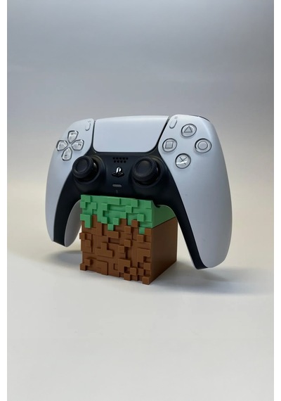 Minecraft Temalı Ps5 Dualsense Kontrol Cihazı Standı
