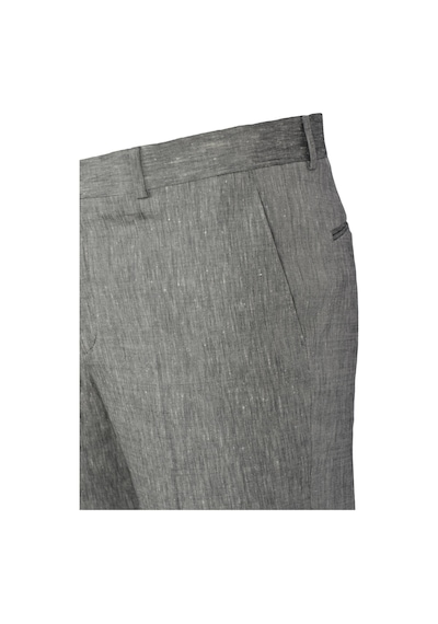 Cengiz İnler Yan Cep Fermuarlı Kırçıllı Keten Pantolon Slim 001