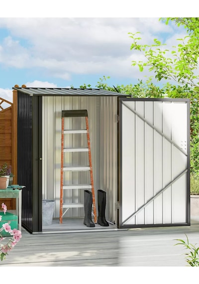 Smart Store Metal Bahçe Dolabı Antrasit Antrasit Smart Store Metal Bahçe Dolabı Antrasit Antrasit