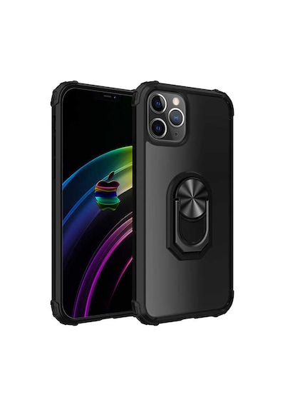 Apple Uyumlu iPhone 12 Pro Max Tam Korumali Yüzüklü Renkli Kenarli Manyetik 521972949