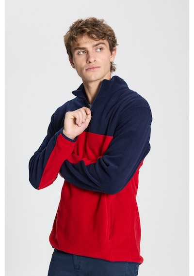 Ac&Co / Altınyıldız Classics Erkek Lacivert-Kırmızı Standart Fit Günlük Rahat Çift Renkli Polar Spor Sweatshirt 4A5221100015LKMS Ac&Co / Altınyıldız Classics Erkek Lacivert-Kırmızı Standart Fit Günlük Rahat Çift Renkli Polar Spor Sweatshirt 4A5221100015LKMS