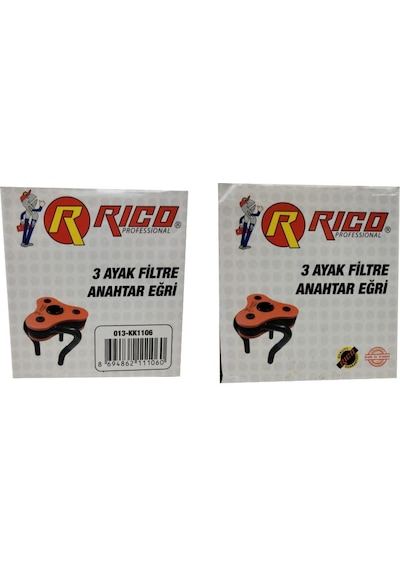 Rico Kk1106 3 Ayaklı Yağ Sökme Takma Filtre Anahtarı Eğri