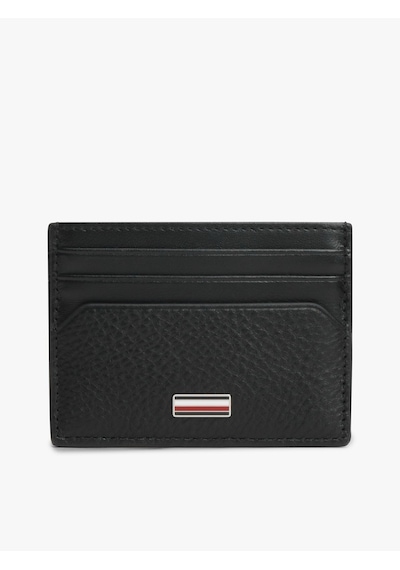 Tommy Hilfiger Th Central Cc Holder Erkek Siyah Cüzdan - Am0am14494