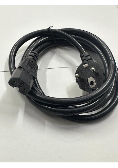 3 Metre 1.5mm Power Kablo 3 Metre 3x1.5mm Oluklu Power Kablo