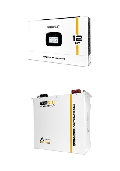 Mexxsun 12kw İnverter + Mexxsun 48v 100a Lityum Akü