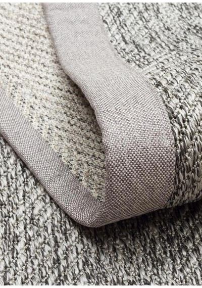 Eko Halı Ventura Vnt 2704 Grey Bordür Grey Sisal Görünümlü İç Ve Dış Mekan Uyumlu Hav Vermeyen Moder