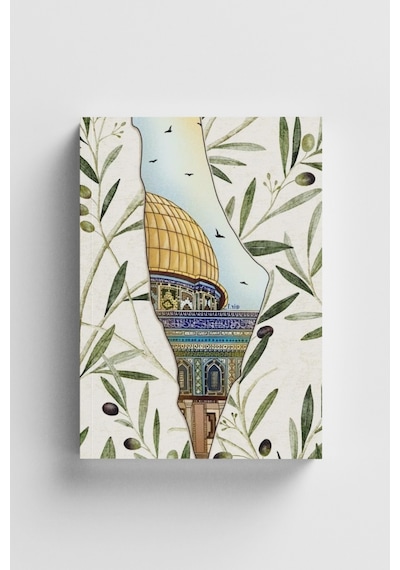 Kudüs Özlemi Defter Çok Renkli