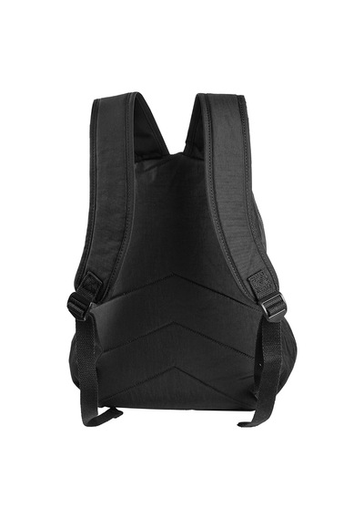 Bagacar 1050 Krinkıl Kumaş Su Geçirmez Laptop Bölmeli Okul Ve Günlük Sırt Çantası Siyah