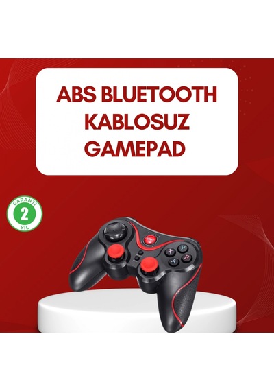 Bluetooth Kablosuz Oyun Kolu Pc, Android, Tablet Ve Tv Box Uyumlu Titreşimli Gamepad