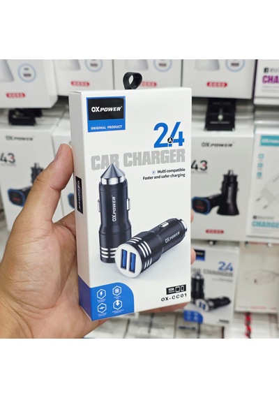 5 Adet 2.4a Çift Usb Girişli Hızlı Araç Şarj Cihazı