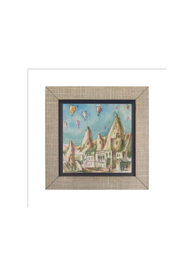 Kapadokya Baskılı Mdf Magnet 7x7 305