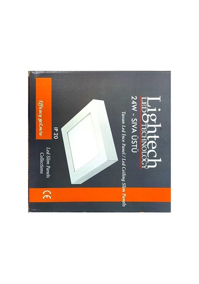 24w Kare Sıva Üstü Panel 6500k Diğer