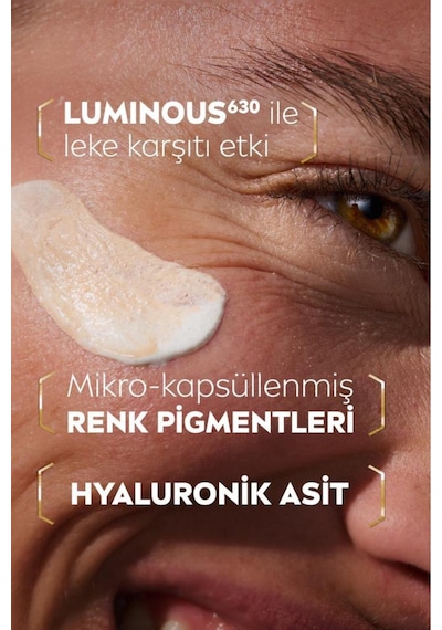 Luminous630 Koyu Leke Karşıtı Cc Yüz Kremi 40ml, Spf30 Güneş Koruyucu, Hyaluronik Asit, Orta Ton Krem