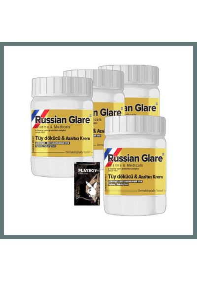 Bezos Rus Merhemi Rusian Glare Nano 22-2:0372 4 Tane X 50 Ml Tüy Kremirus Merhemi + Yanında Jel Ventra