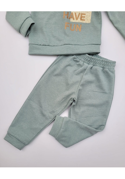 Nk Kids Kız Bebek Çocuk Orta Kalınlık Eşofman Takım-11136-mint Mint