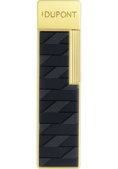 S.t. Dupont Twiggy Monogram 1872 Siyah Çakmak 30079
