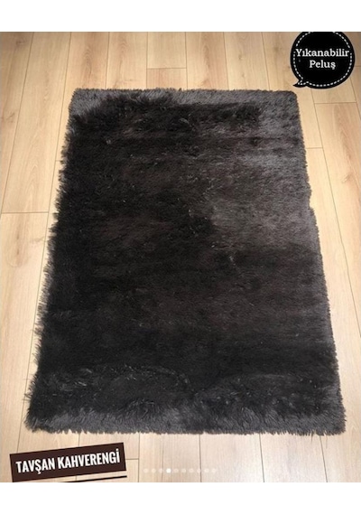 Doğuş Peluş Halı Tavşan Post Kahvrengi