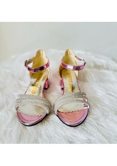 Ga&la Gala Önü Açık Taşlı Topuklu Çocuk Ayk. Pembe