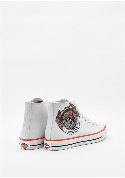 Harley Davidson 023z100150 Pittsburgh White Kadın Sneaker 001
