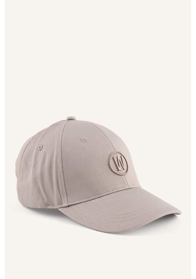 Defacto Erkek Nakışlı Gabardin Cap Şapka G4800ax26smgr150 Gri-gr150