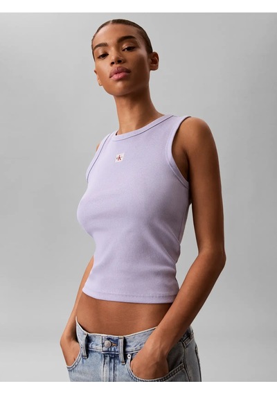 Calvin Klein Woven Label 2x2 Baby, Vbk Mavi Kadın Atlet