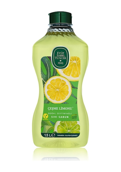 2 Adet Eyüp Sabri Tuncer Sıvı Sabun Çeşme Limonu 1500 Ml