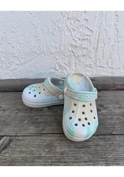 Huzurlu Adımlar Safari Rengi Çocuk Crocs Kum Beji