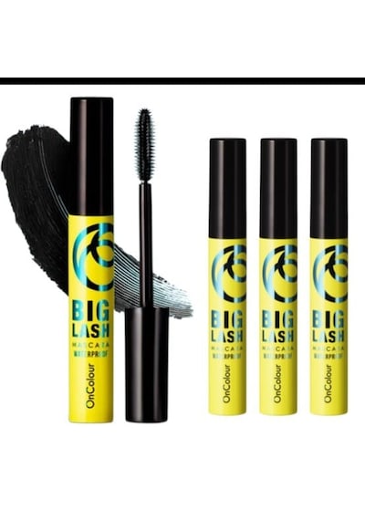Oncolour Bıg Lash Suya Dayanıklı Maskara 8ml 4 Adet Siyah