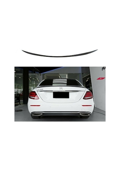 Mercedes W213 E Class Bagaj Üstü Spoiler Beyaz 2016 -2019 Spoyler