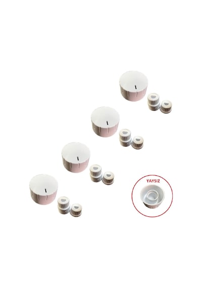 Minisan Düğme 4 Lü Takımı Ankastre Set Üstü Ocak Düğmesi - 551842240