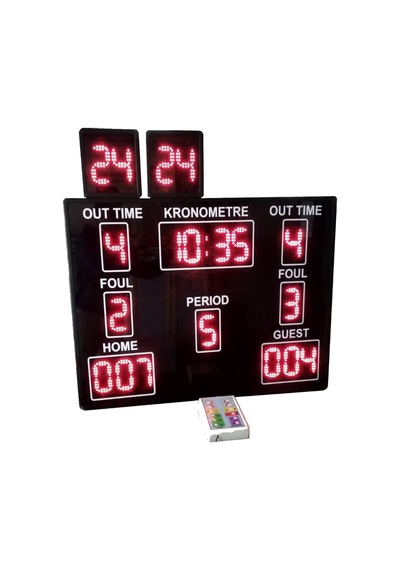 Basketbol Skorbord Sistemi (Kasa Ölçüsü: 110X85 Cm)