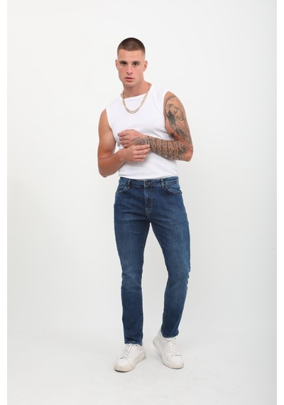 Banny Jeans Erkek Mavi Straight Fit Jean Pantolon 34