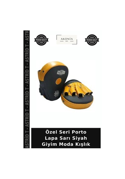 Özel Seri Porto Lapa Sarı Siyah Giyim Moda Kışlık