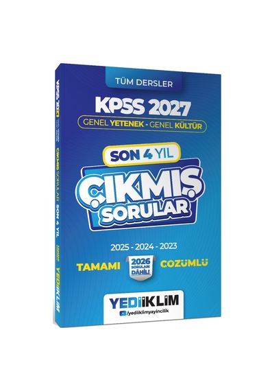 2027 Kpss Genel Yetenek Genel Kültür Son 4 Yıl Tamamı Çözümlü Çıkmış Sorular