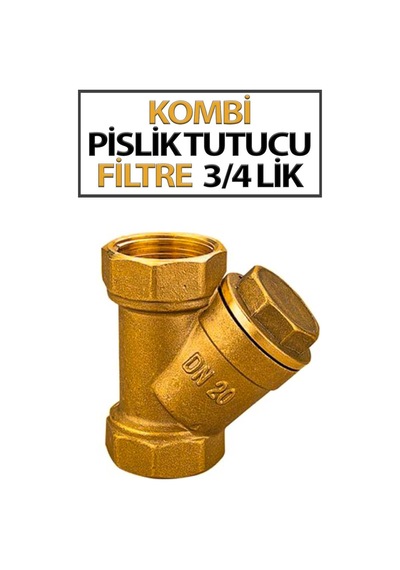 Y Filitre Pislik Tutucu Filitre 3/4 İnç Süzgeç