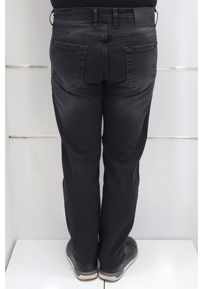 Denim Cartel Dmctekstil Erkek Füme Normal Bel Dar Kalıp Boru Paça Jean Pantolon Füme